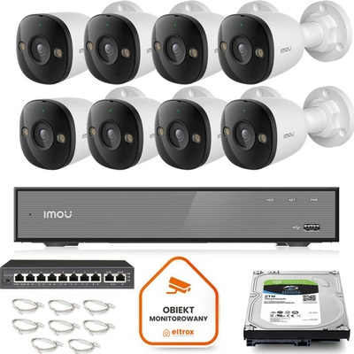 Imou 8 ks PS3E 8Q0 8MP POE