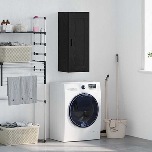 vidaXL Стенен шкаф Черния дъб 34, 5 x 34 x 90 см Инженерна дървесина (882444)