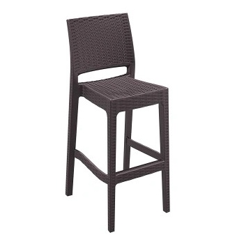 Image 1 of Siesta Exclusive SI-Бар стол ратан JAMAICA 40x51xh108cm КАФЯВ (866) (014201)