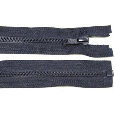Kostěný zip no.5 rozepínací 80cm bundový color: 730 tmavě modrá