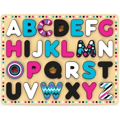 KIDSHITS Пъзел с форми - АБВ (kh20/025)