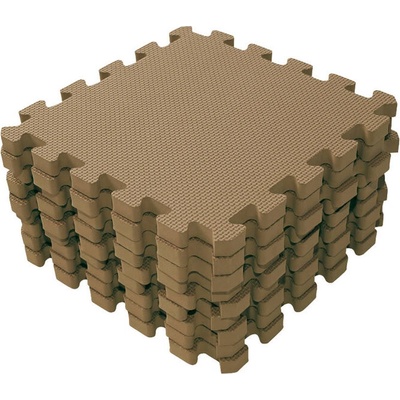Baby Dan Hracia podložka puzzle 90x90 cm Brown 2021