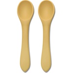 Lorelli Силиконови лъжички Lorelli - Natural, 2 броя, Yellow (10230690001)