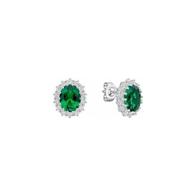 Diamonfire strieborné náušnice E6590