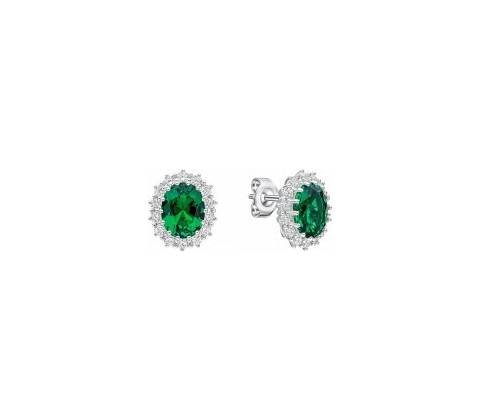 Diamonfire strieborné náušnice E6590