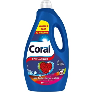 Coral Optimal Color течен препарат за цветно пране 40 пранета