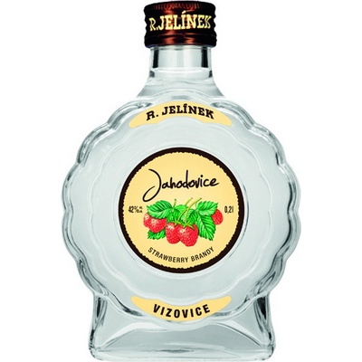 R. Jelínek Pálenka z jahod 42% 0,2 l (holá láhev)