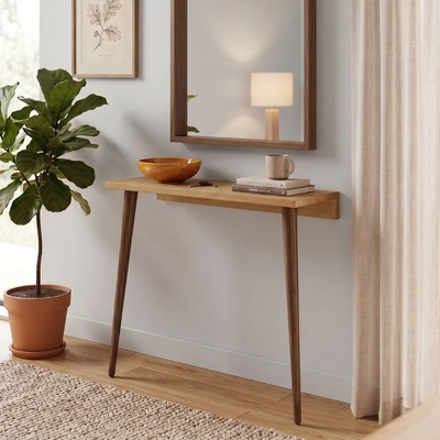 TopMebel Мока меламинов стенен шкаф в сапфирен дъбов цвят 60x22x77см