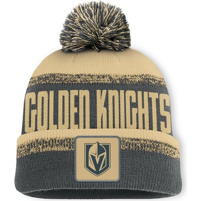 Fanatics Pánska zimná čiapka Vegas Golden Knights NHL Thrive Cuffed Pom Beanie