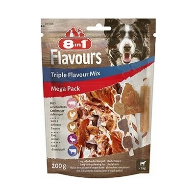 Pochúťka 8in1 Flavours Triple Flav.Mix MEGA PACK 200 g