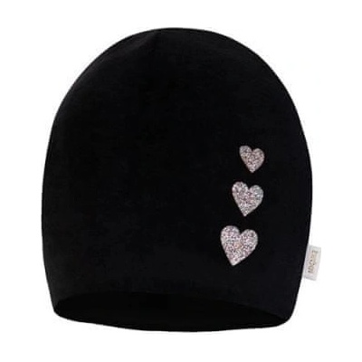 Broel dívčí čepice Bambi semiš černá