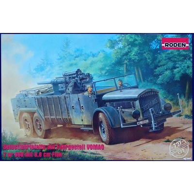 Roden 8.8cm Flak 36 auf Vomag German AA vehicle 1:72