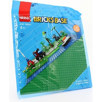 Sluban B0833C Základní deska 25.6 x 25.6 cm zelená
