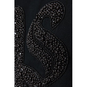 AllSaints уголемена тениска дамска от памук ICON (W117JE)