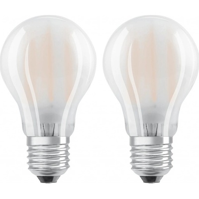 Osram 2Pak LED žárovka LED E27 A60 7W = 60W 806lm 4000K Neutrální bílá 300° Filament STAR OSRSTALL0425