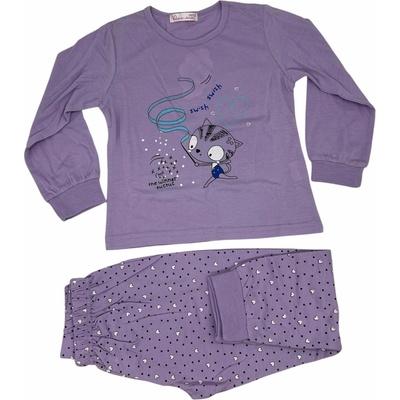 Dívčí pyžama Kity fialová