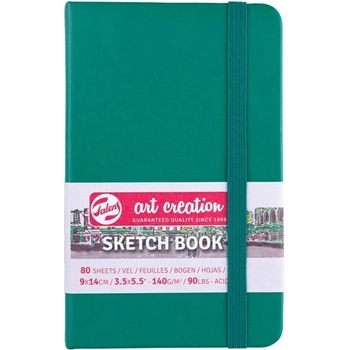 Talens Art Creation Sketchbook v pevnej väzbe Forest Green 9 x 14