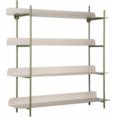 PT LIVING Reina Cuatro police zelená/šedá 60 cm, 60 cm, 16 cm
