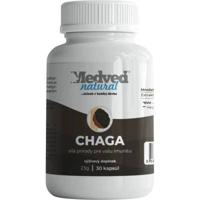 Medveď natural Chaga 30 kapslí