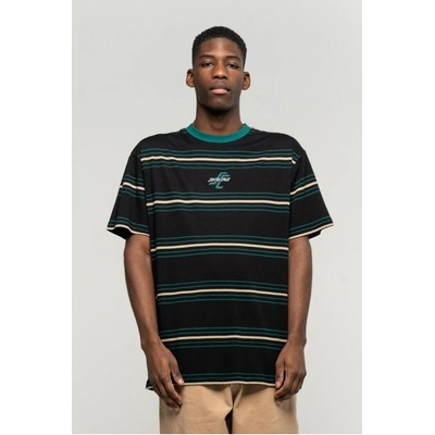 Santa Cruz tričko Bones T-Shirt Black Stripe