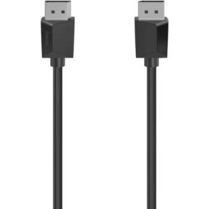 Hama Кабел DisplayPort HAMA M-M / 3 m / 4K/60Hz / Позлатен / Черен