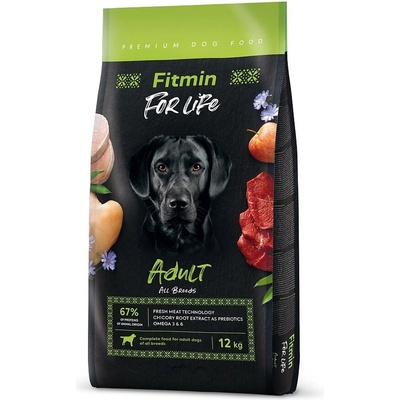 Fitmin FITMIN For Life Adult All breeds Суха храна за кучета, за възрастни, всякакви породи, 12 kg