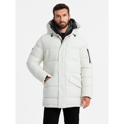 Ombre Clothing Мъжко дълго яке тип "парка" за открито Ombre Clothing Ombre Clothing | Byal | МЪЖЕ | S