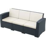 Bogdan Furniture Am Канапе 3-ка Monako, антрацит с възглавнички
