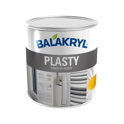 Balakryl PLASTY - farba na plasty 0,7 kg 0100 - biela