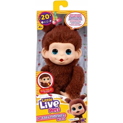 LITTLE LIVE PETS INTERAKTIVNÍ MINI OPICE CHIKKI CHERRY 26765