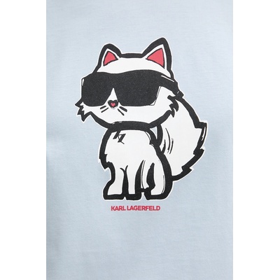 Karl Lagerfeld Памучна тениска Karl Lagerfeld (A1W17128)