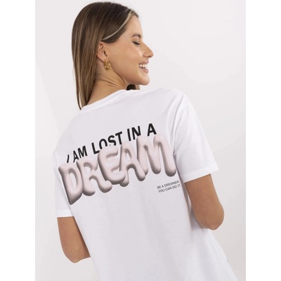 T shirt D12022AC02705A white blue biela