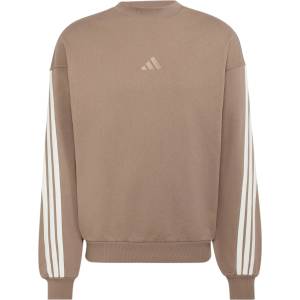 Adidas Мъжки пуловер adidas Adidas Kit 3-Stripes Sweatshirt Jumper - Khaki Six / Off White - размер XXL (017-4662-0315)