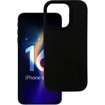 3mk Protection Калъф 3mk - Silicone, iPhone 16 Pro, черен (5903108586634)