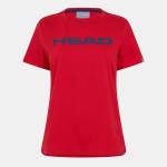 HEAD Тениска HEAD Women's Club Lucy T-Shirt - Red - sportihobi - 23,45 лв
