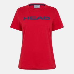 HEAD Тениска HEAD Women's Club Lucy T-Shirt - Red - sportihobi - 23,45 лв