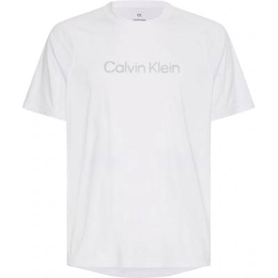 Calvin Klein Tréninkové tričko Performance Ck Essentials s potiskem bílá