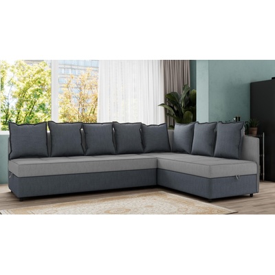 Холна гарнитура Монца сиво с антрацит