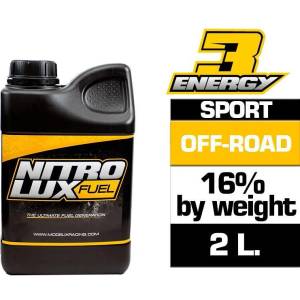 NITROLUX Гориво за нитро автомодели nitrolux energy3 off road sport 16% by weight eu no licence (2 l. ) mx-nf01122-sport (mx-nf01122-sport)