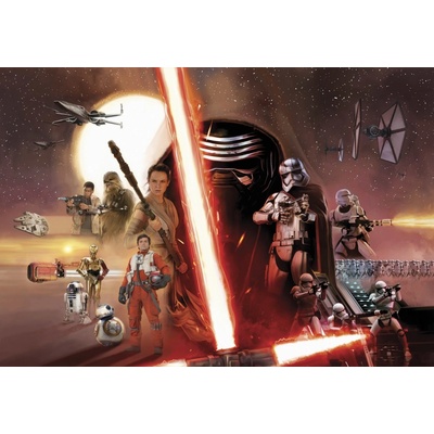 Komar 8-492 Obrazová fototapeta Komar Star Wars vesmírná loď Blueprints rozměry 368 x 254 cm