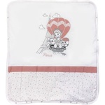 Bambino Casa Памучно одеяло с пълнеж Bambino Casa - Paris, Rosa, 80 х 85 cm (3199) - baby