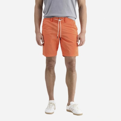 Lerros pánske twill bermudy z ľahkého materiálu oranžové