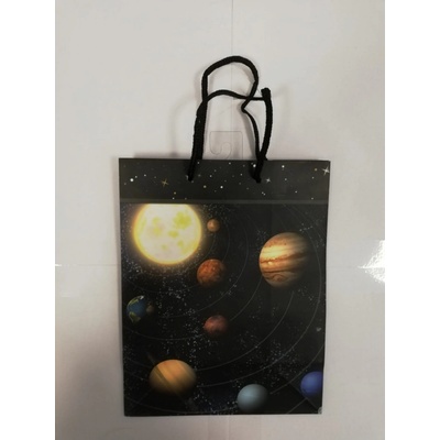 Goleto Darčeková taška s planétami 23 x 17 x 9 cm | 5 kusov