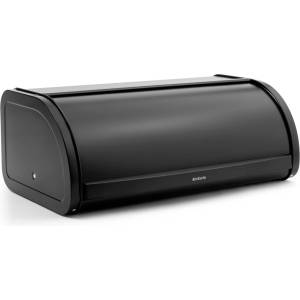 Brabantia Кутия за хляб ROLL ТОП 16 л, мат черен, неръждаема стомана, Brabantia (BRAB236761)