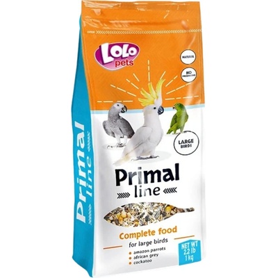 LOLO PETS Primal Line velké papagáje 1 kg