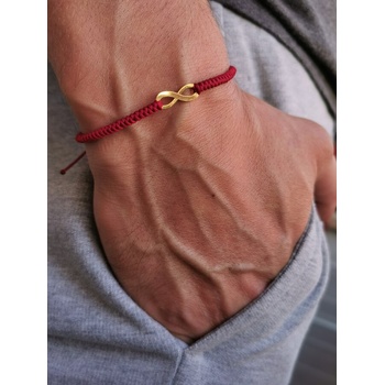 Image 1 of Мъжка гривна златна безкрайност