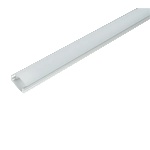 ELMARK Elm718/1 АЛУМИНИЕВ ПРОФИЛ С МАТ. РАЗСЕЙВАТЕЛ 1m ОМ (99acc07)