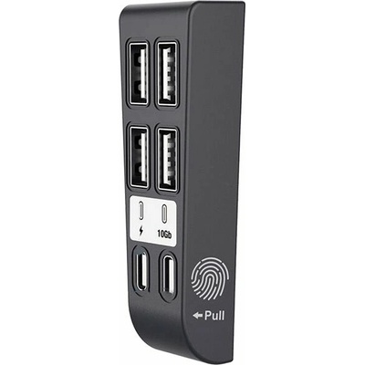 PGTech USB Hub 6 in 1 Playstation 5 Slim černá