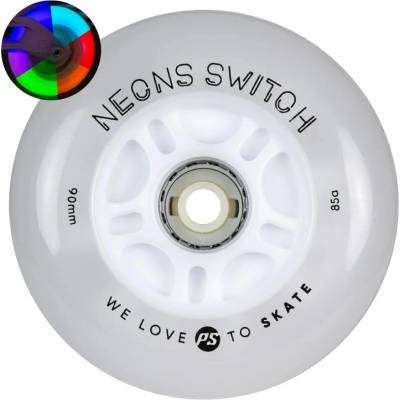 Powerslide Neons Switch LED 90mm 85A 4ks