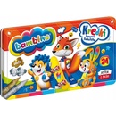 Voskovky BAMBINO KX4225 Voskovky v kovovej krabičke 24 farieb